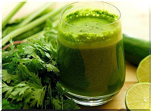 Green juice - good for bloating