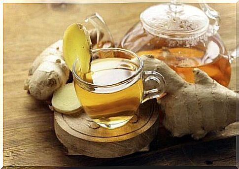 Natural ingredients to treat sore throats such as ginger