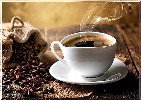 Natural laxatives against constipation such as coffee