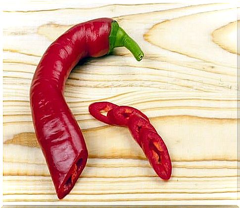 Red pepper for spicy tea to activate metabolism