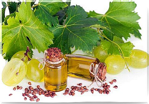 Grape seed oil reduces fine lines