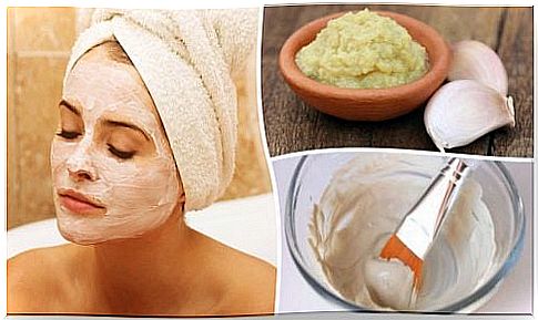 Garlic mask for skin rejuvenation