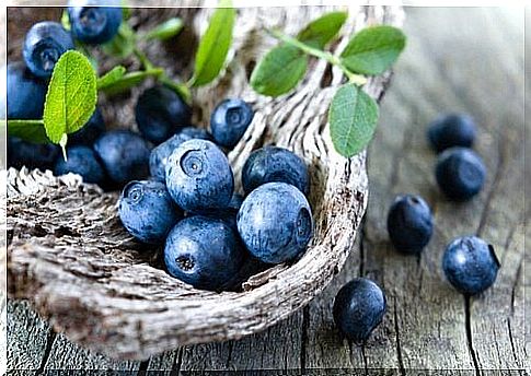 Clean the kidneys with blueberries