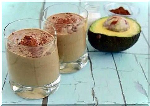 Avocado and chocolate sweets