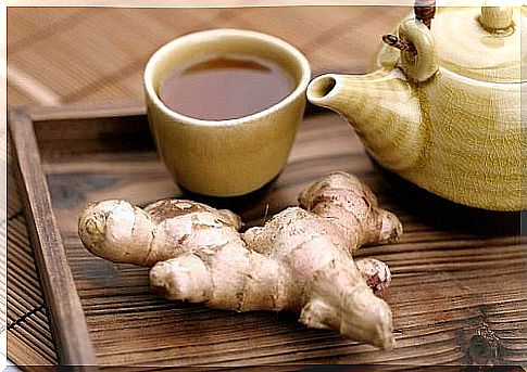 Antiviral tea with ginger and cinnamon