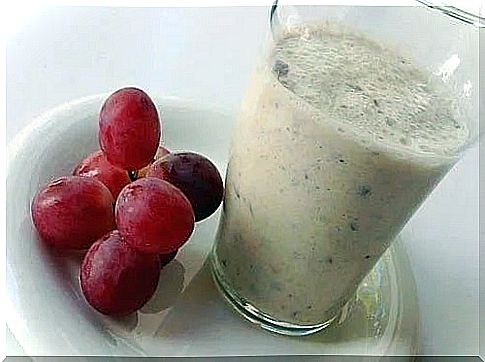 Grape smoothie