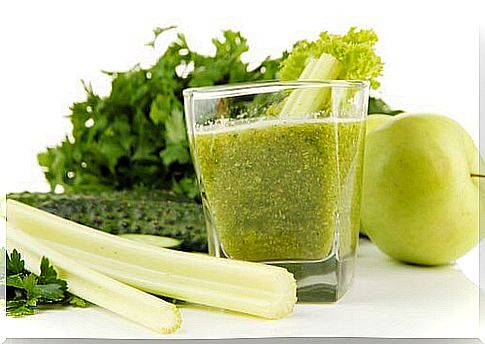 Green juice effective against uric acid