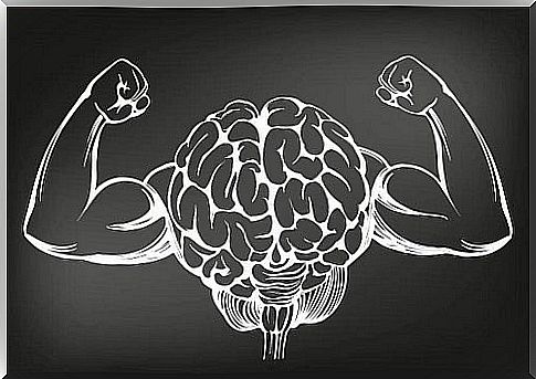 Strong brain drawing